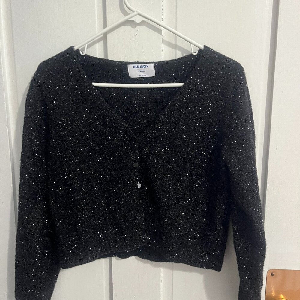 Shimmery Black Sweater
